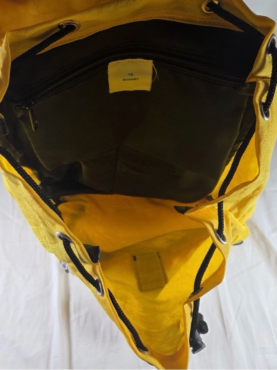 Vintage Y2K Toon Disney Mickey Mouse Yellow Backpack Rucksack main image 4